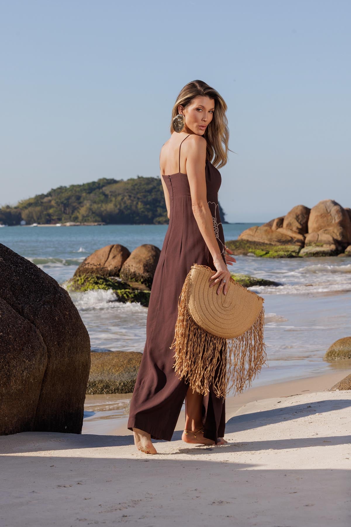 VESTIDO BORDADO FLOR 25791