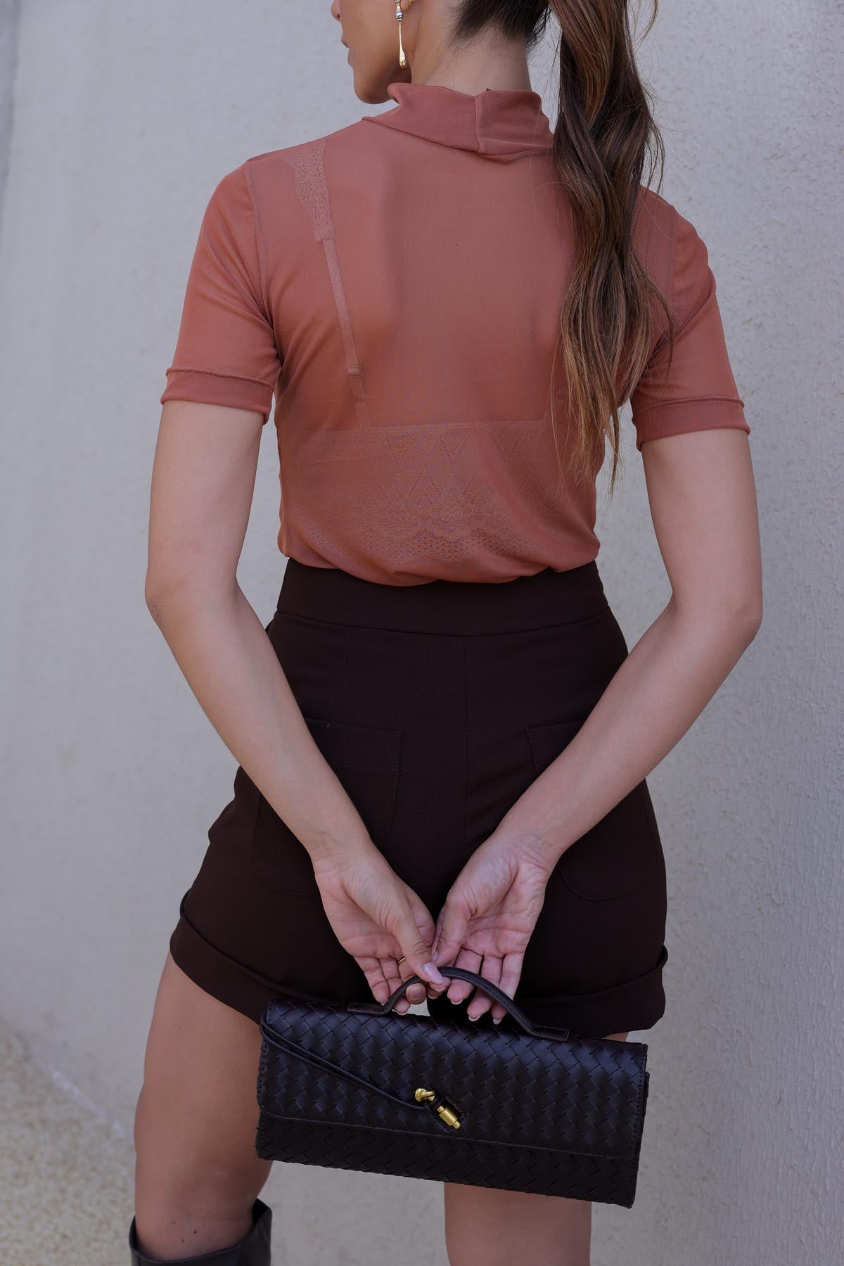 BLUSA GOLA ALTA TULE 26313