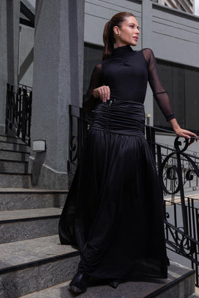 BLUSA TULE FRANZIDA 26263