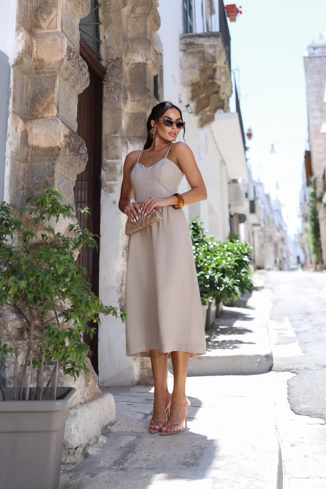 VESTIDO LASTEX COSTA 24622