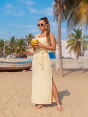 VESTIDO RETO LONGUETE 26515