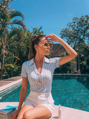 BLUSA COM GOLA LISTRADA 26414