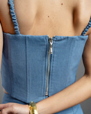 CROPPED CORSELET JEANS 26215