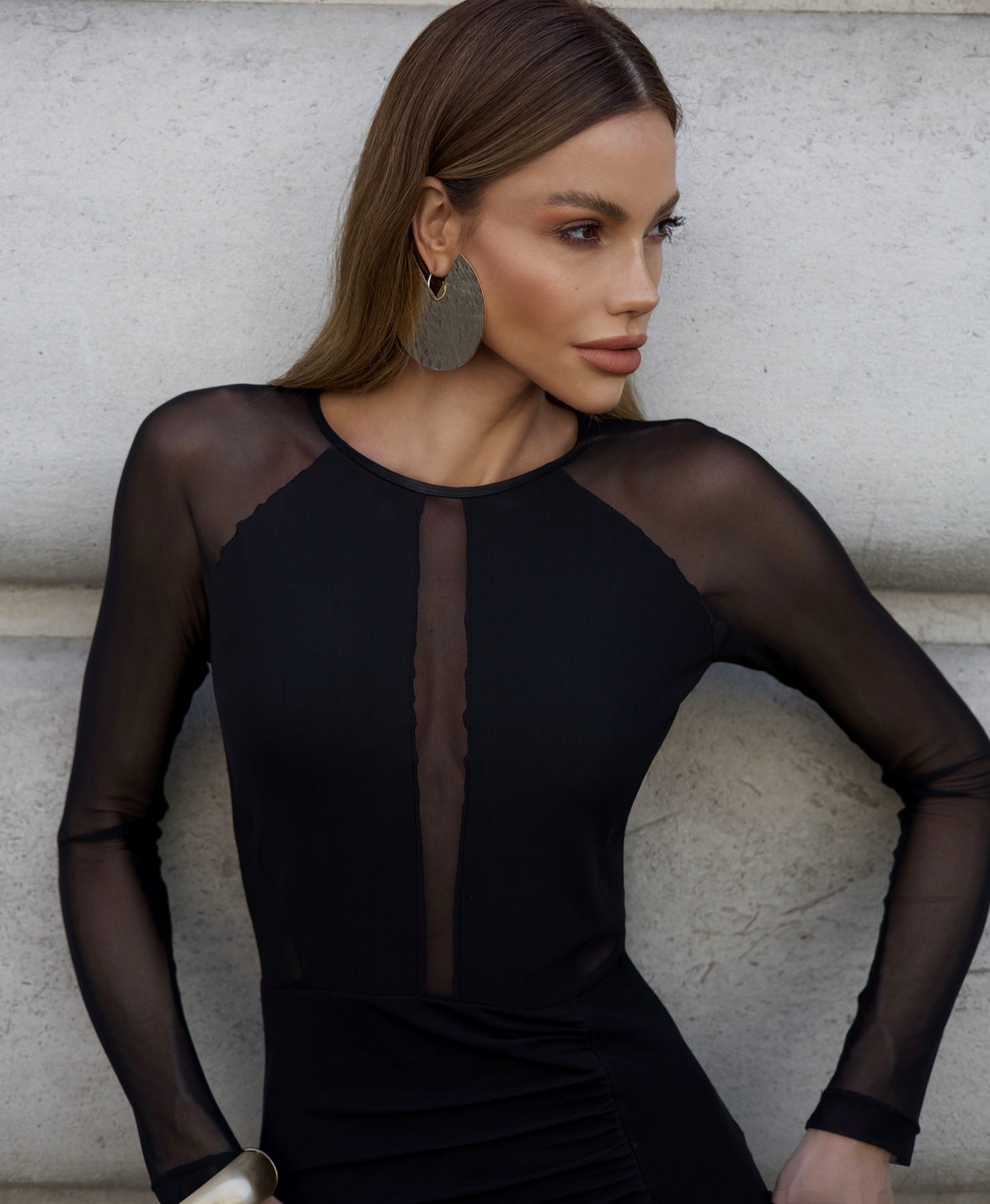 VESTIDO TULE MALHA 26387
