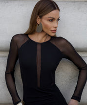 VESTIDO TULE MALHA 26387