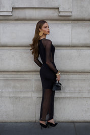 VESTIDO TULE MALHA 26387