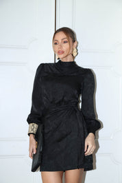VESTIDO GOLA ALTA 26352