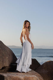 VESTIDO CAMADAS FLOR 25732