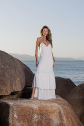 VESTIDO CAMADAS FLOR 25732