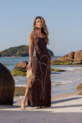 VESTIDO BORDADO FLOR 25791