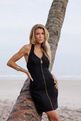 VESTIDO ZIPER FRONTAL 25903