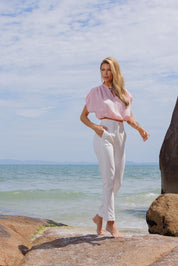 BLUSA CURTA TRANSPARENCIA 26159