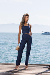 CALCA JEANS COM TACHINHAS - 25569