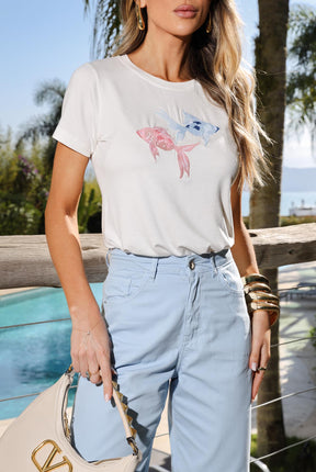 BLUSA BORDADO PEIXE 25729