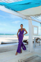 VESTIDO TAFETA LONGUETE 23912