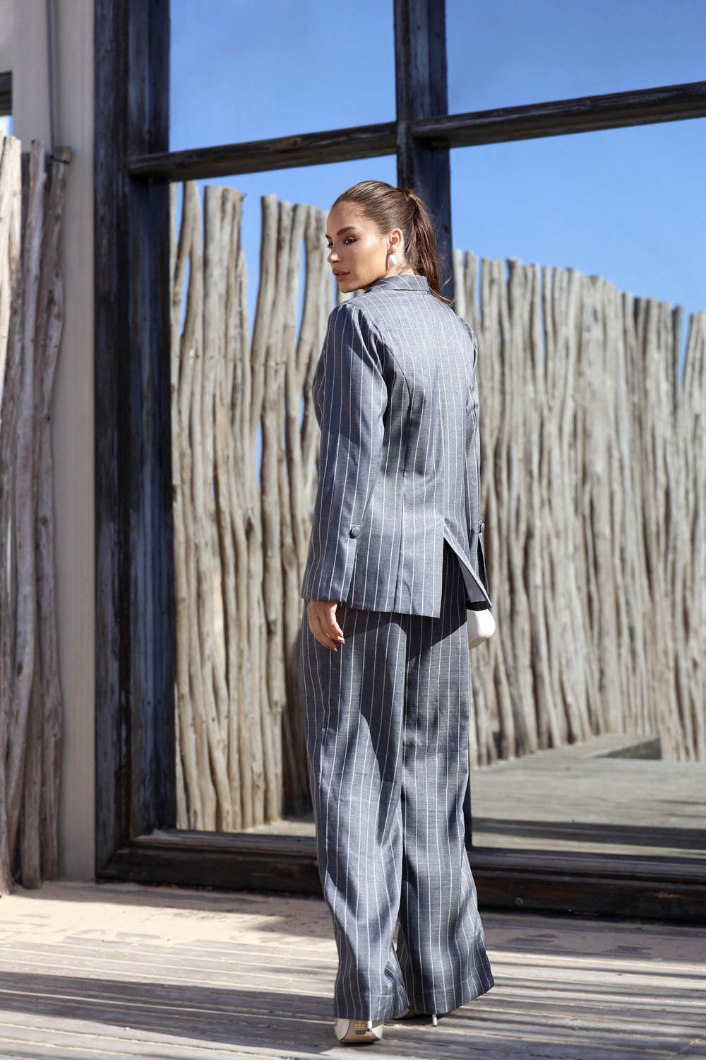 CONJ.BLAZER/CALCA RISCA D/GIZ - 25332