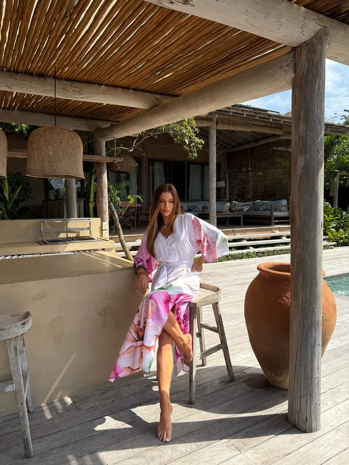 KIMONO VESTIDO FAIXA 25809