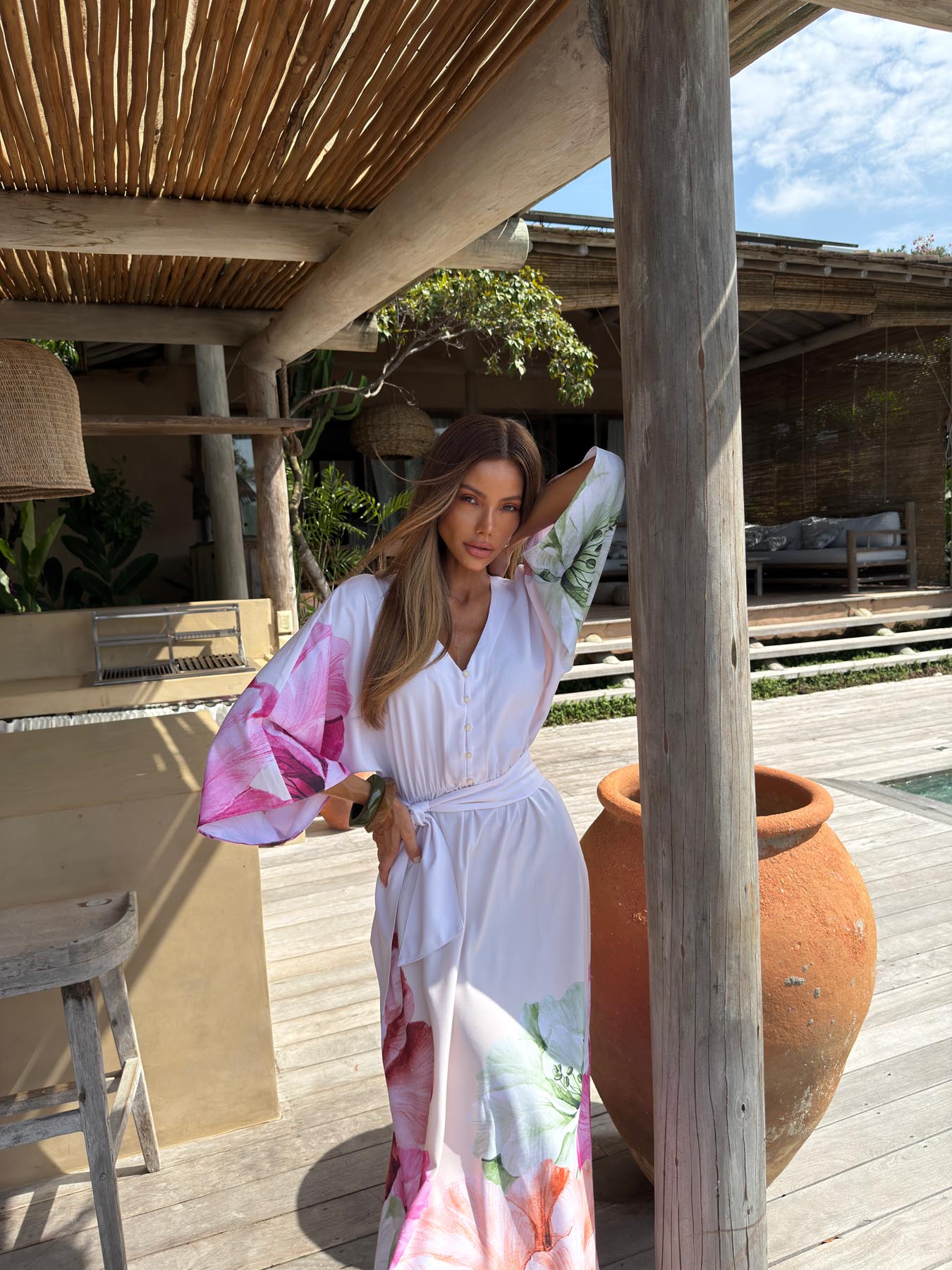 KIMONO VESTIDO FAIXA 25810