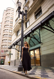 VESTIDO COM BUSTO DE RENDA 26668