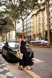 VESTIDO COM BUSTO DE RENDA 26668