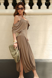 CONJUNTO BODY E SAIA DRAPE 26670