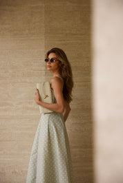 VESTIDO POA COM FLOR 3D 26673