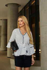 BLUSA POA COM LACO 26039