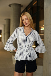 BLUSA POA COM LACO 26039