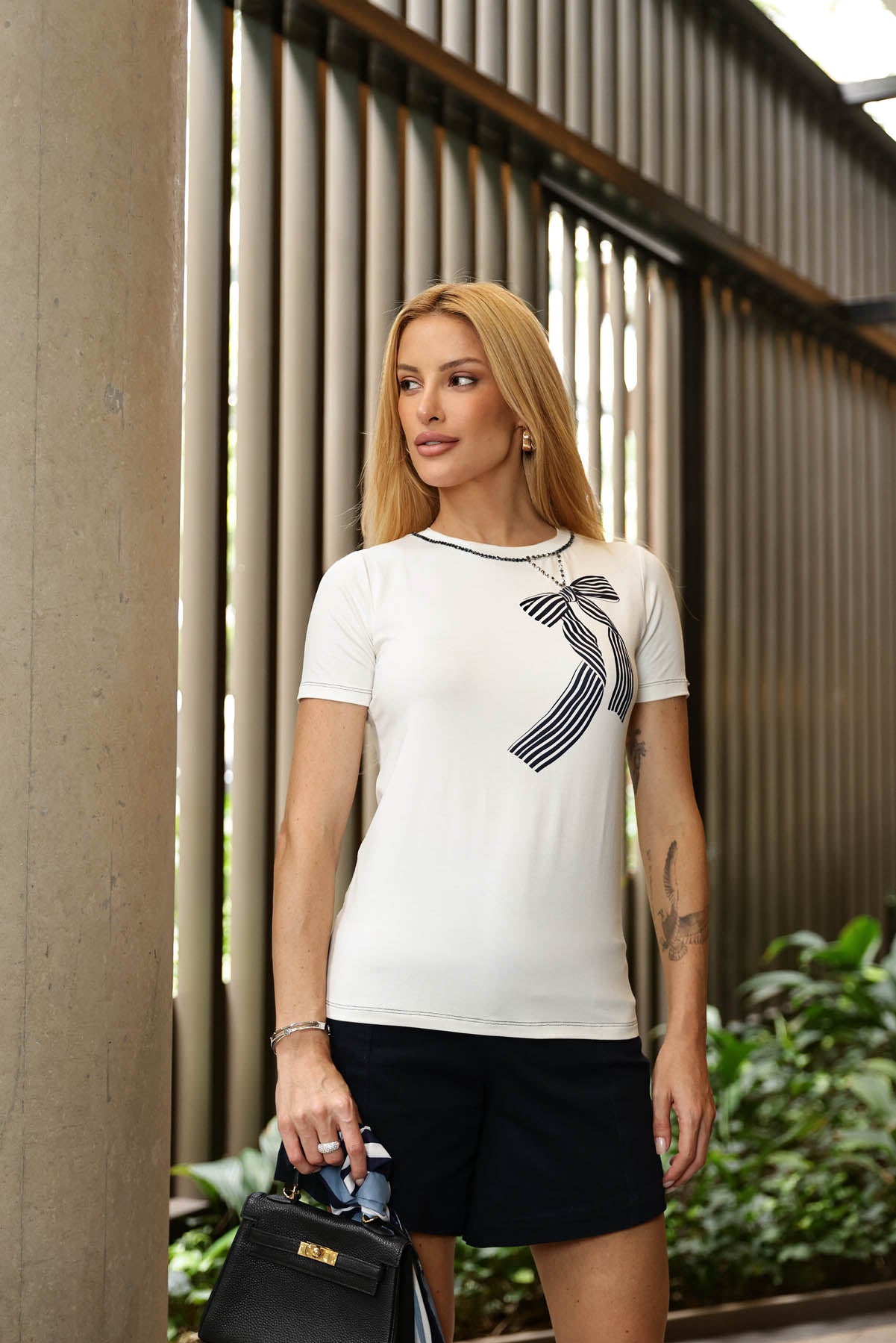 BLUSA MALHA BORDADA 26125