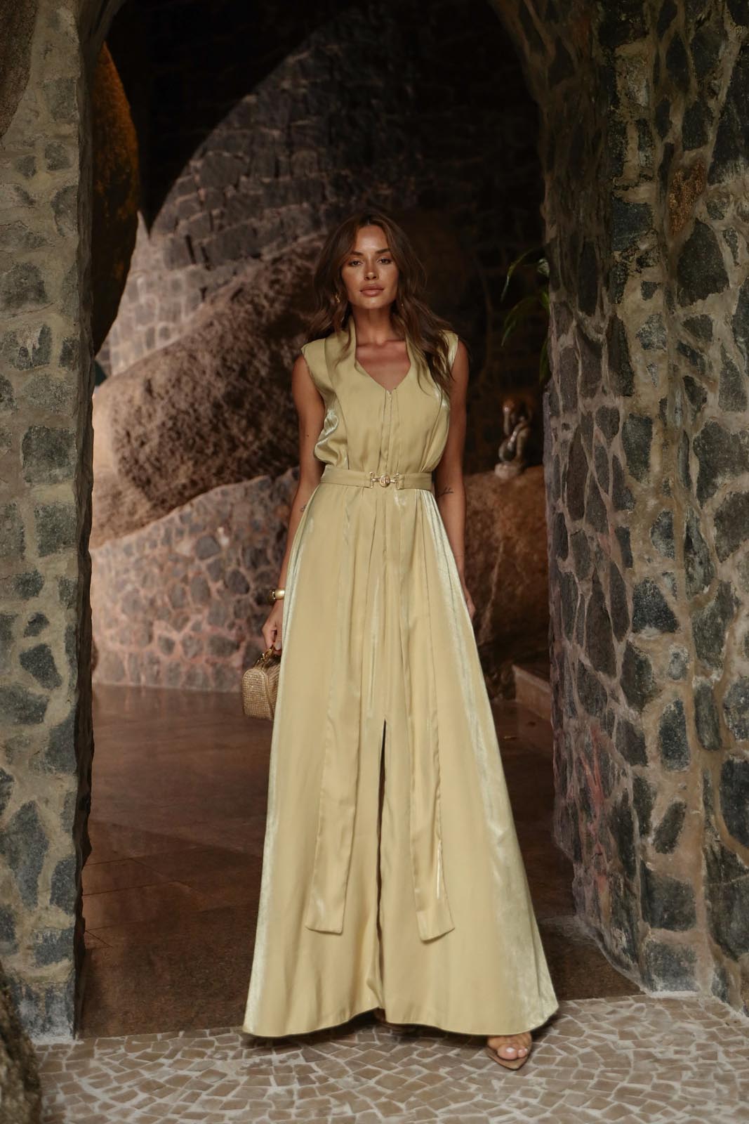 VESTIDO FENDA FRONTAL 25757