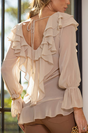 BLUSA TRANSPARENCIA JABOS - 25449