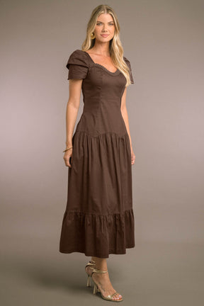 VESTIDO COM MANGA DUPLA 26086