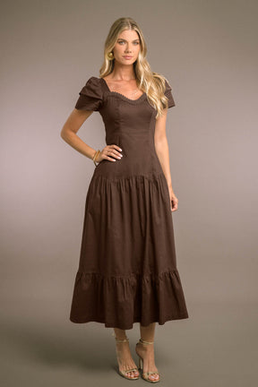 VESTIDO COM MANGA DUPLA 26086