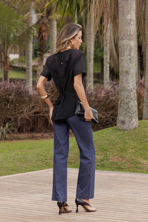BLUSA APLIQUE RENDA 25646