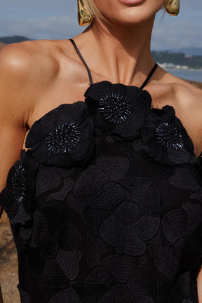 VESTIDO APLIQUE FLOR 25719