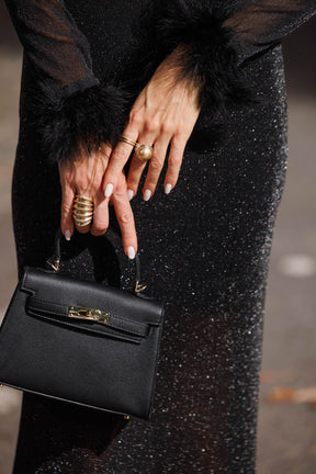 VESTIDO LUREX PLUMAS 26303