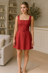 VESTIDO DECOTE QUADRADO 25741