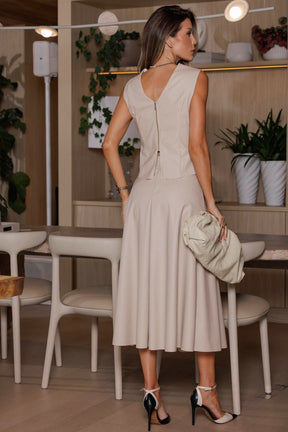 BLUSA COURO ILHOS 25289