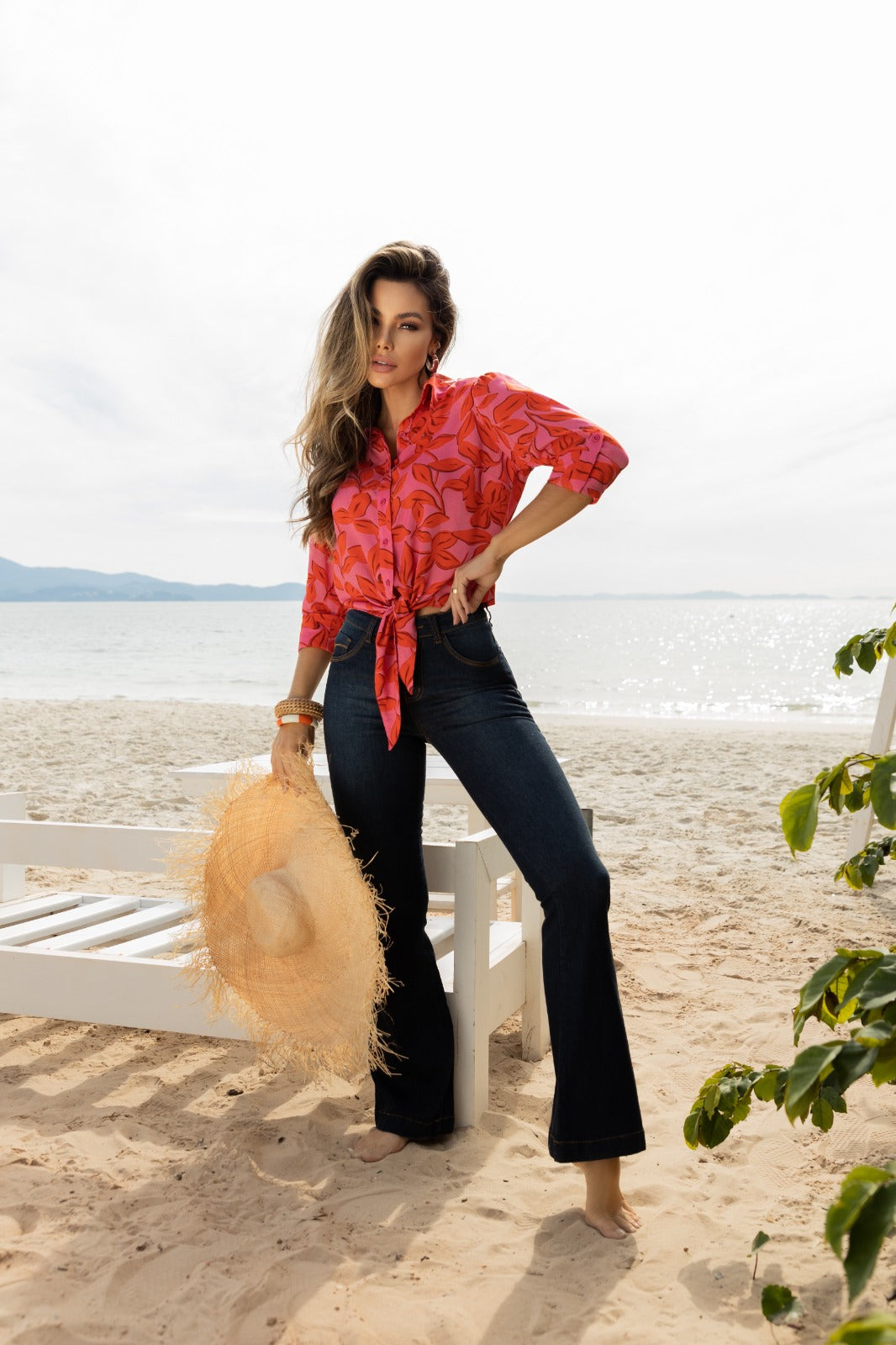 CALCA JEANS FLARE 22648