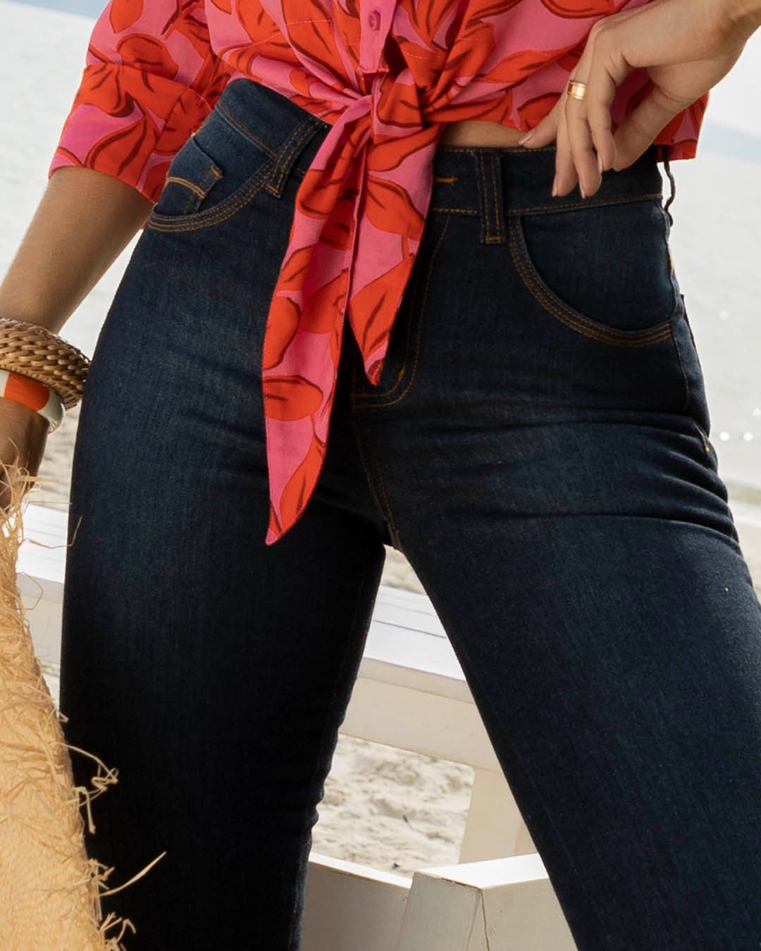 CALCA JEANS FLARE 22648