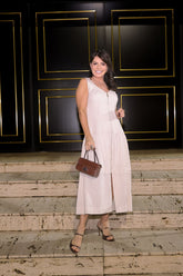 VESTIDO LINHO ZIPER FRONTAL 26157