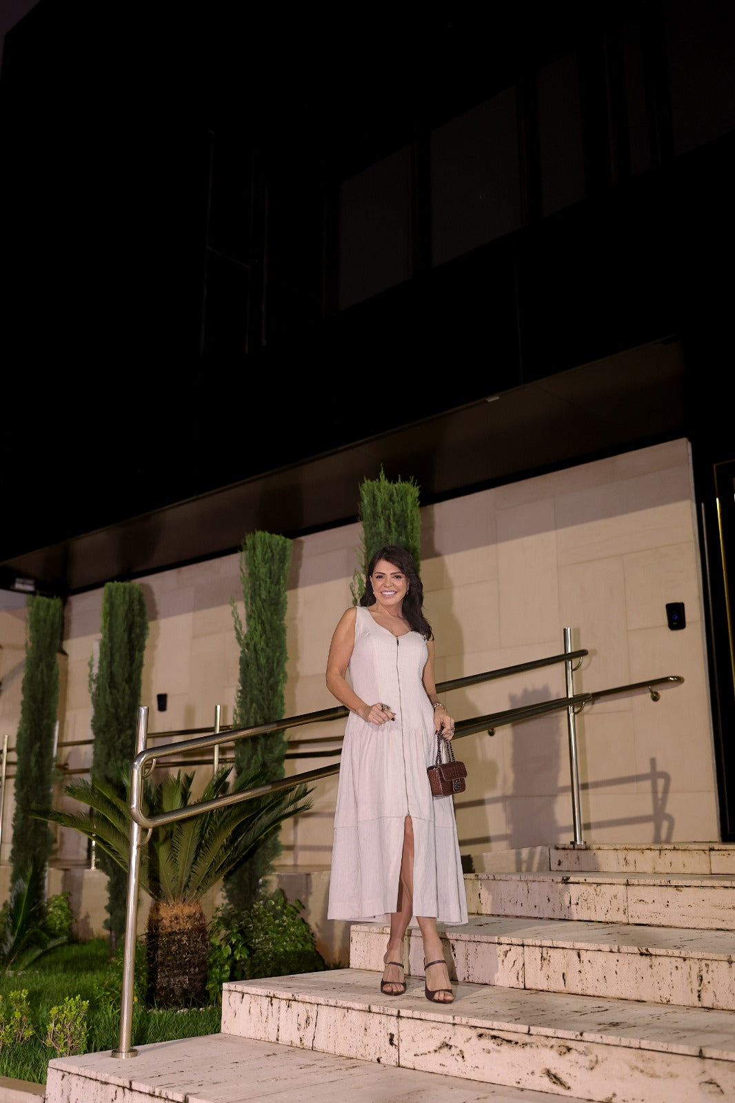 VESTIDO LINHO ZIPER FRONTAL 26157