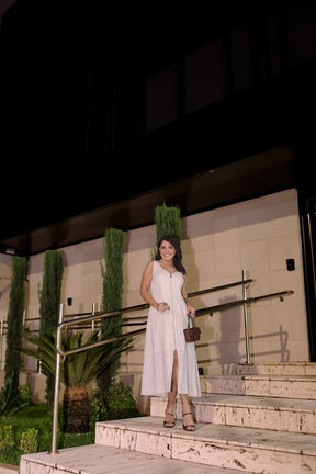 VESTIDO LINHO ZIPER FRONTAL 26157