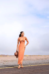 VESTIDO CAVADO COM FRANZIDO - 25072