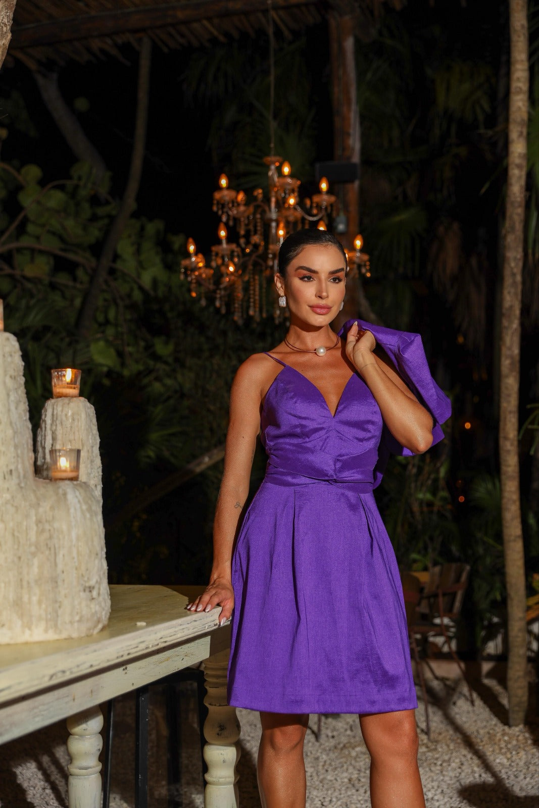 CONJ.VESTIDO C/COLETE 23913