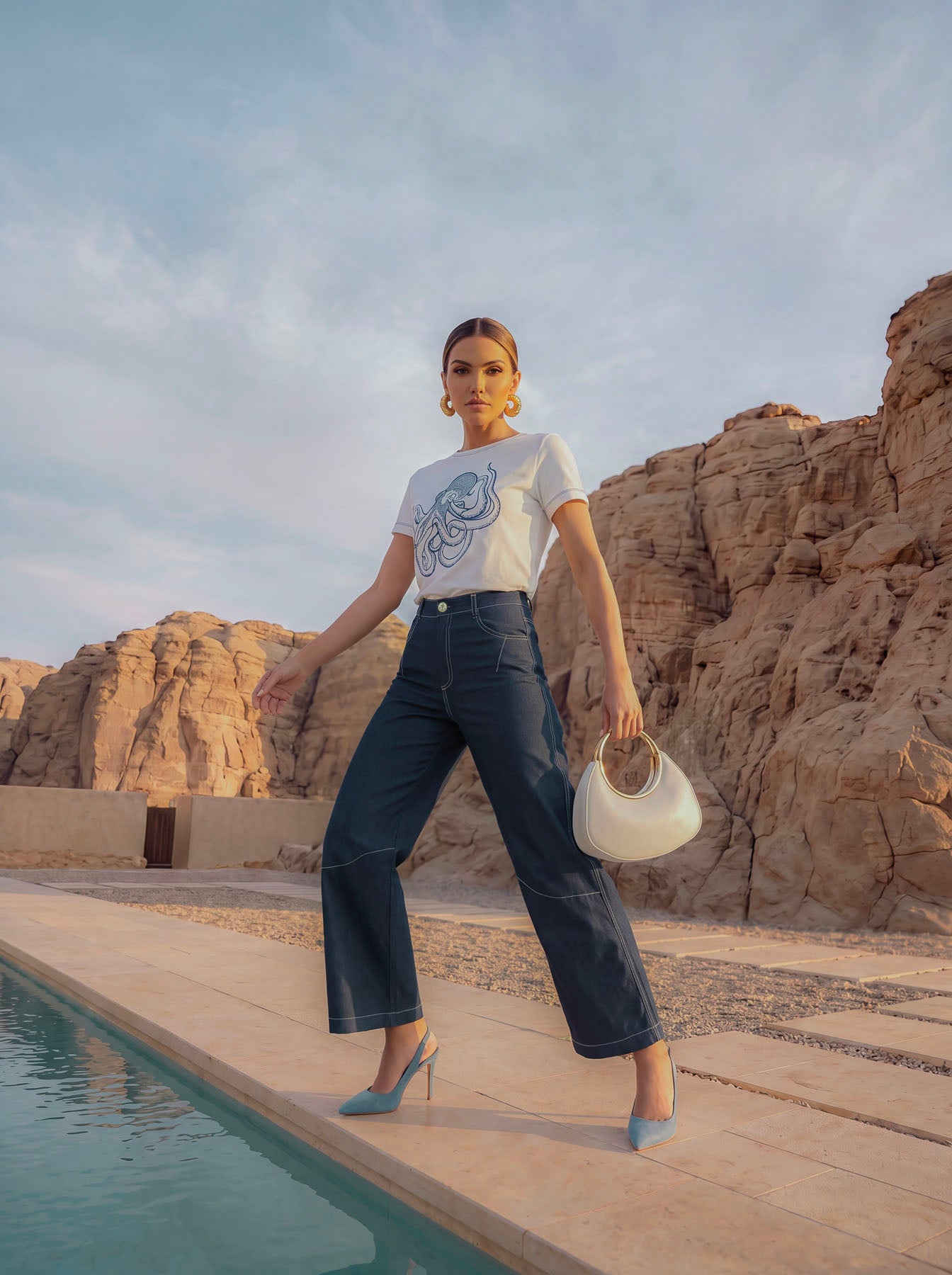 CALCA JEANS PESPONTOS 26549