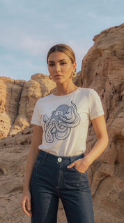 BLUSA COM BORDADO POLVO 26609