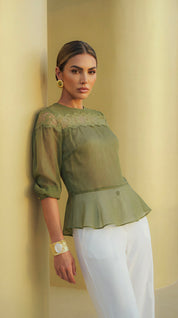 BLUSA COM RENDA 26593